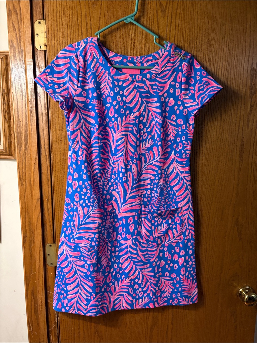 Lilly Pulitzer Glenn French Terry Shift Dress With Pockets